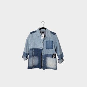 PRPS Goods &‎ Co Size Small Jean Patchwork Jacket (B)